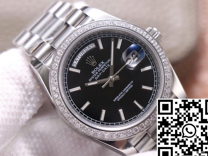 Day-Date Dial EW Black Factory Rolex M228349RBR-0002 0302